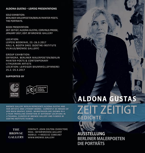 Aldon a Gustas Leipzig Bookfair Flyer