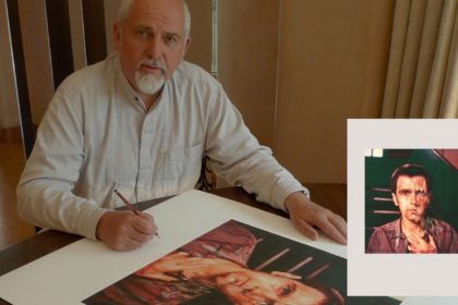 Peter Gabriel signiert Kunstdruck Melt Album Cover Art
