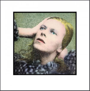 David Bowie, Hunky Dory. Album Cover Art by Terry Pastor, Photo by Brian Ward