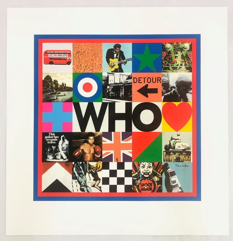Who. The Who. Silk Screen. Album Cover Design by Peter Blake