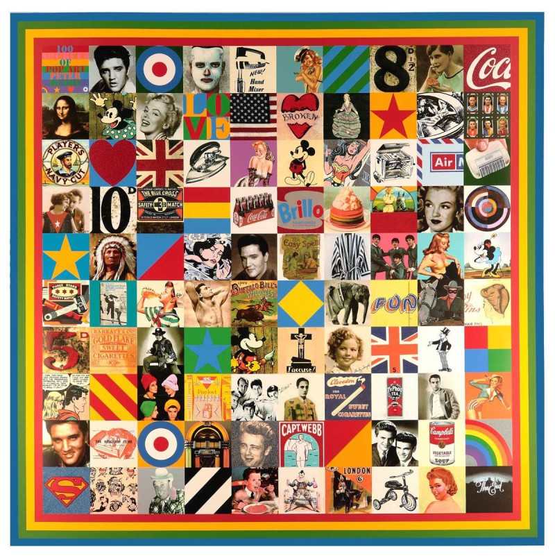 Peter Blake 100 Sources Of Pop Art The Browse Gallery